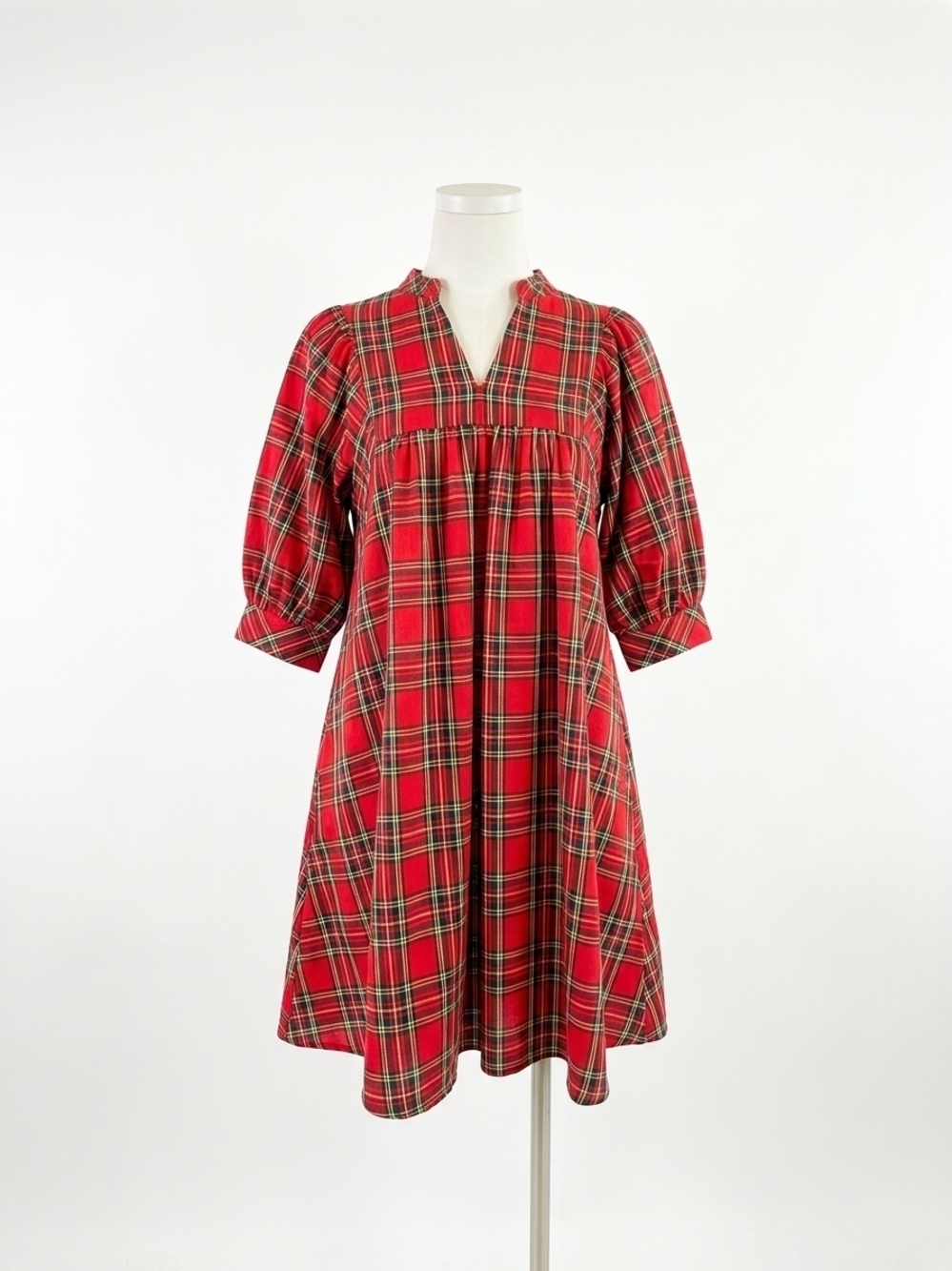 NEW ENTRO women's holiday happiness dress in red